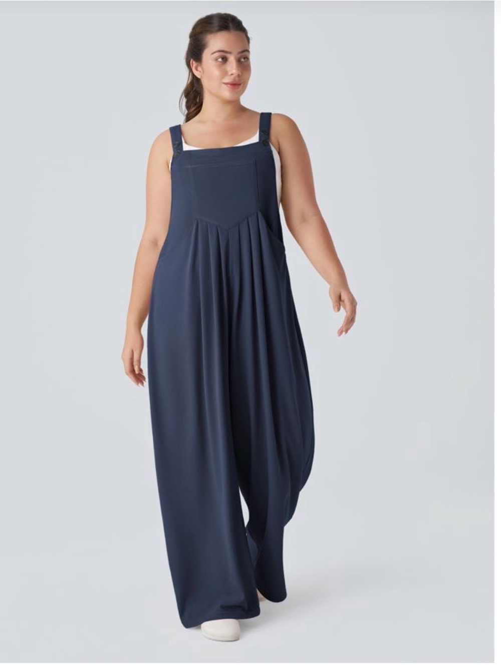 HALARA Pockets Waffle Casual Plus Size 3X